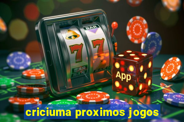 criciuma proximos jogos